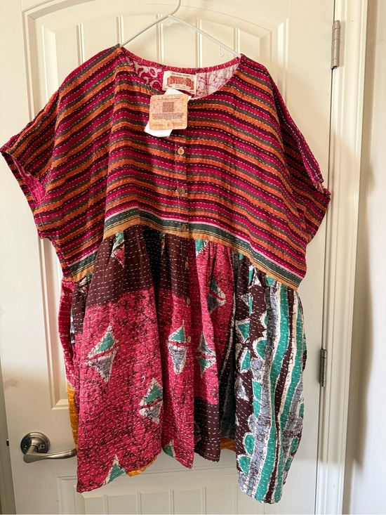 Dresses & Skirts - Kantha Bae Pareo daydreamer button down mini dress